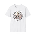 Powered By Coffee Woman Runner T-Shirt