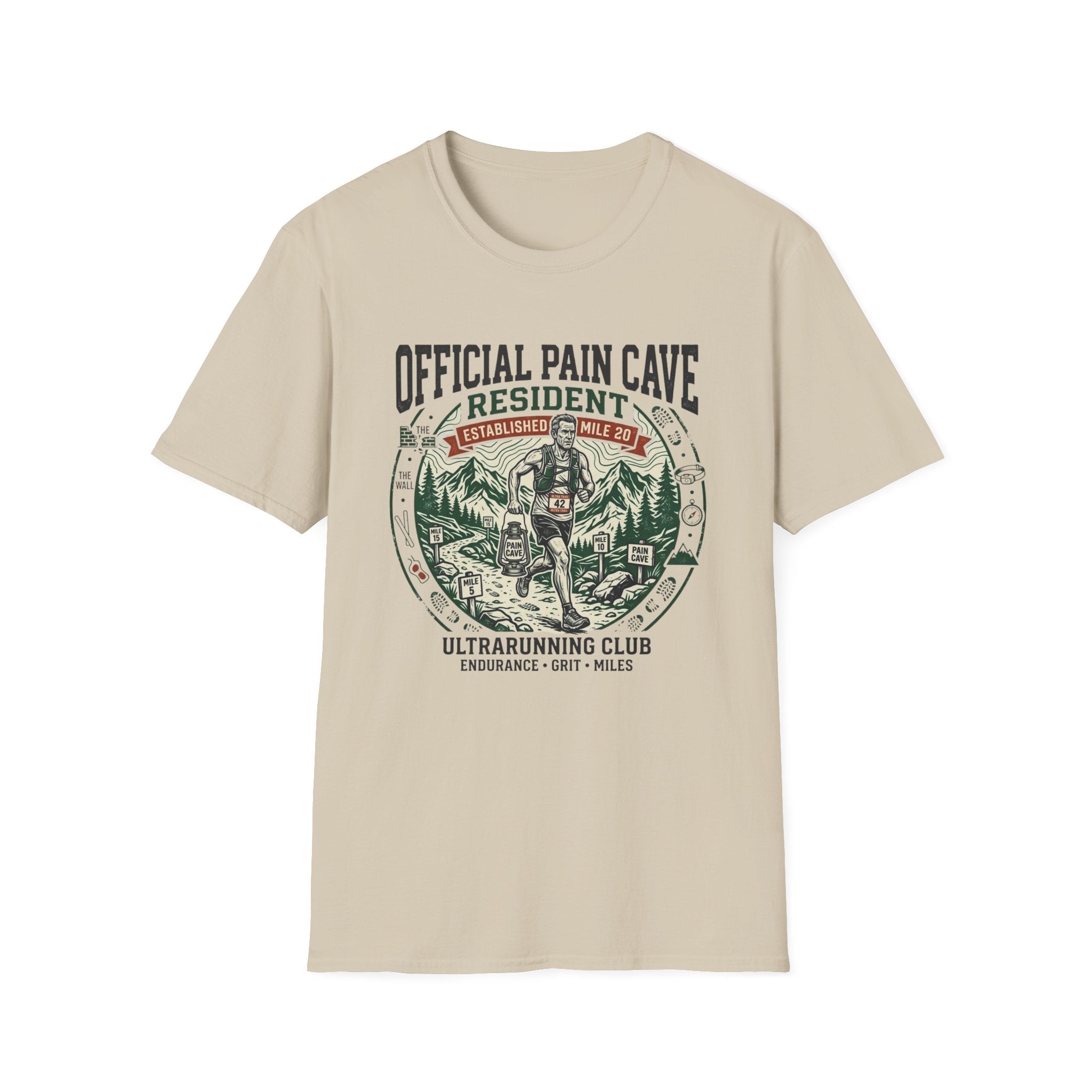 Official Pain Cave Resident Ultra Running Club T-Shirt