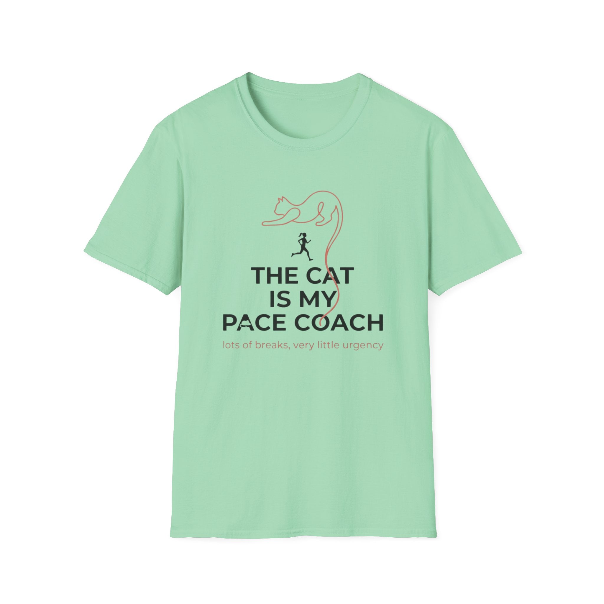 The Cat Is My Pace Coach T-Shirt
