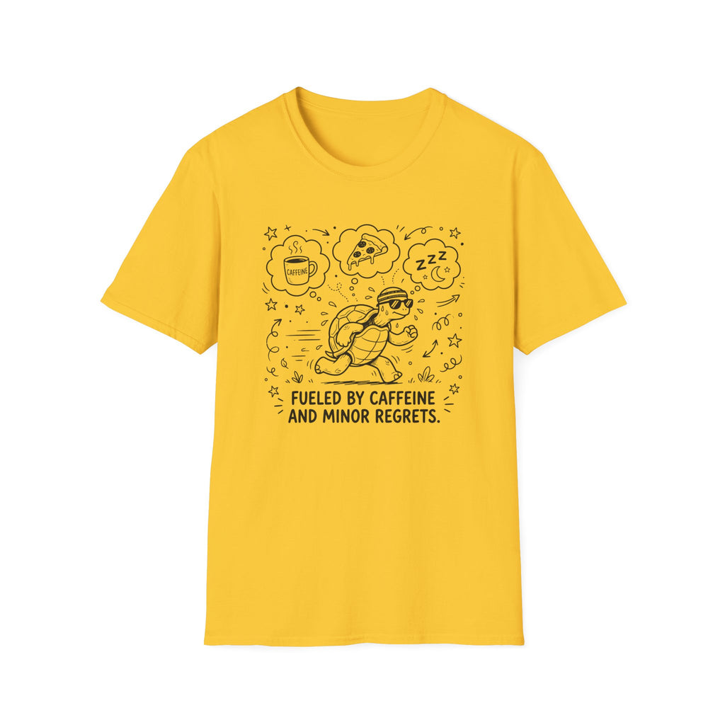 Fueled By Caffeine And Minor Regrets T-Shirt