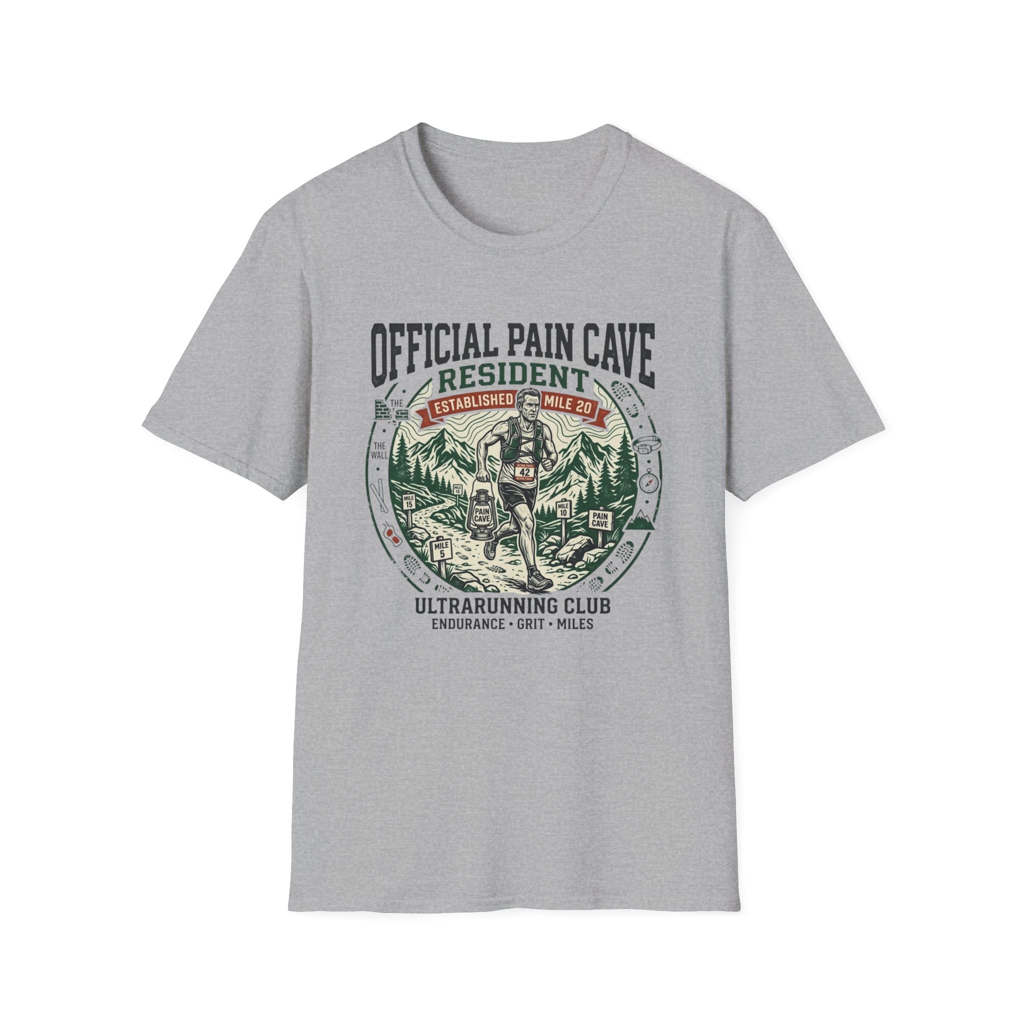 Official Pain Cave Resident Ultra Running Club T-Shirt