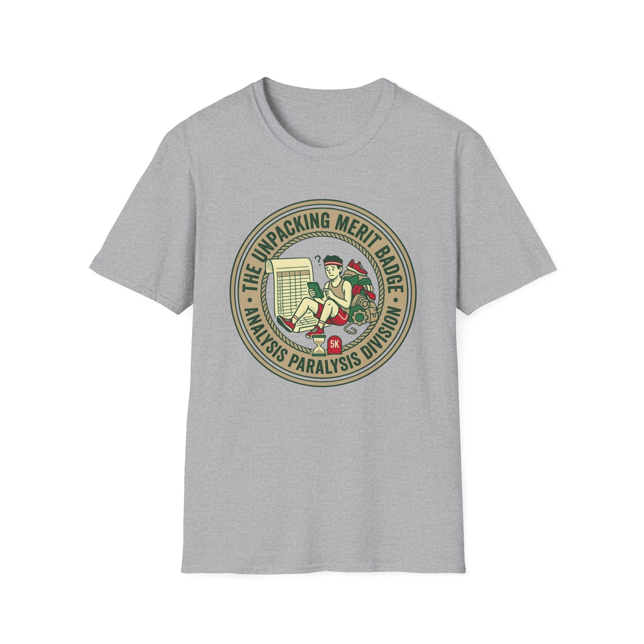 The Unpacking Merit Badge T-Shirt