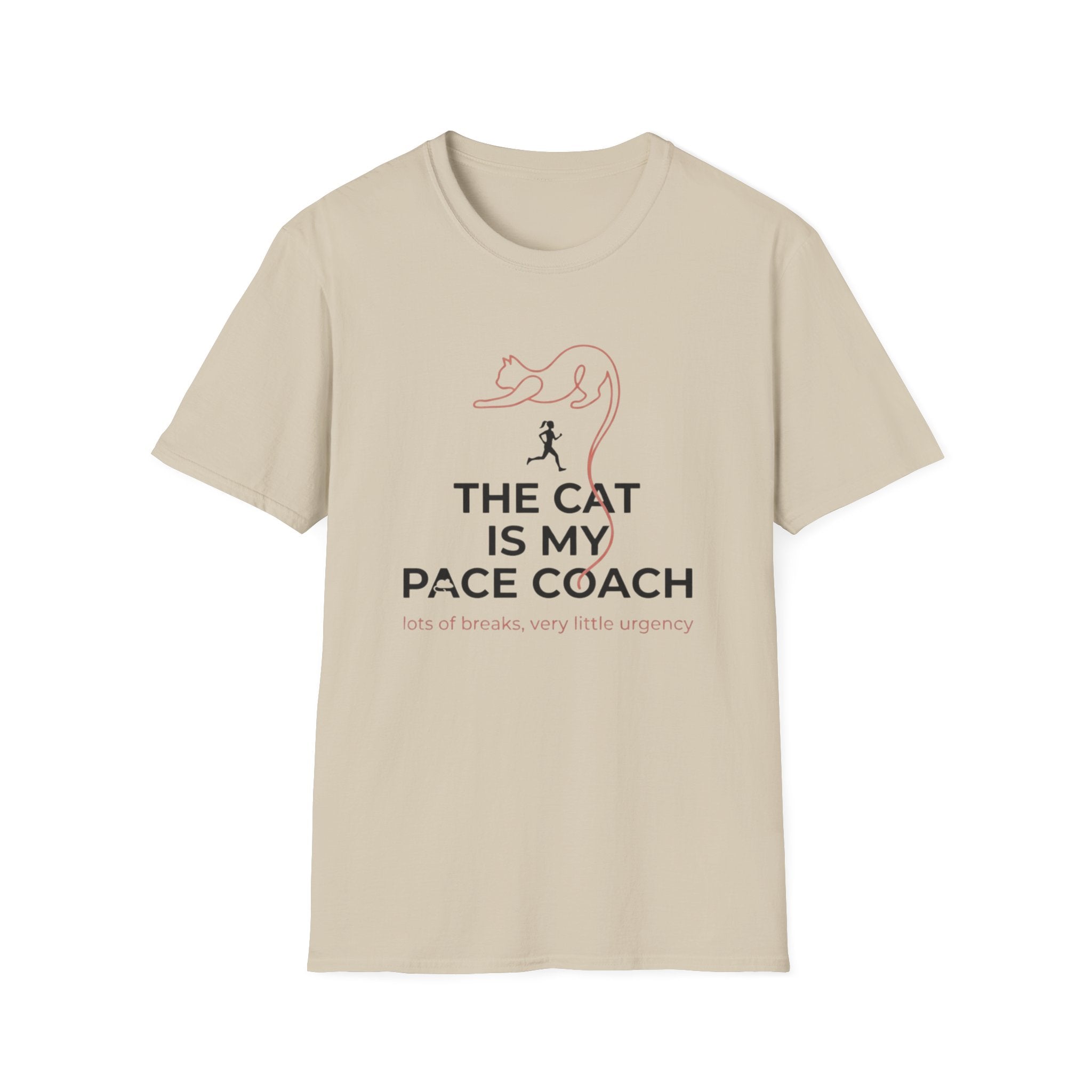 The Cat Is My Pace Coach T-Shirt