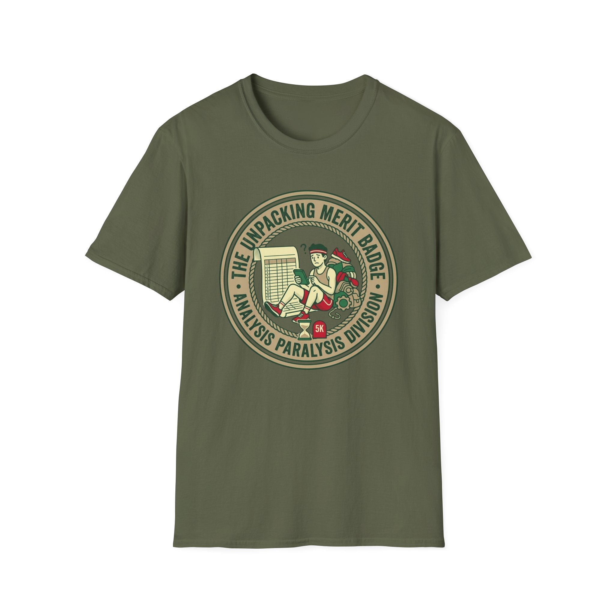 The Unpacking Merit Badge T-Shirt