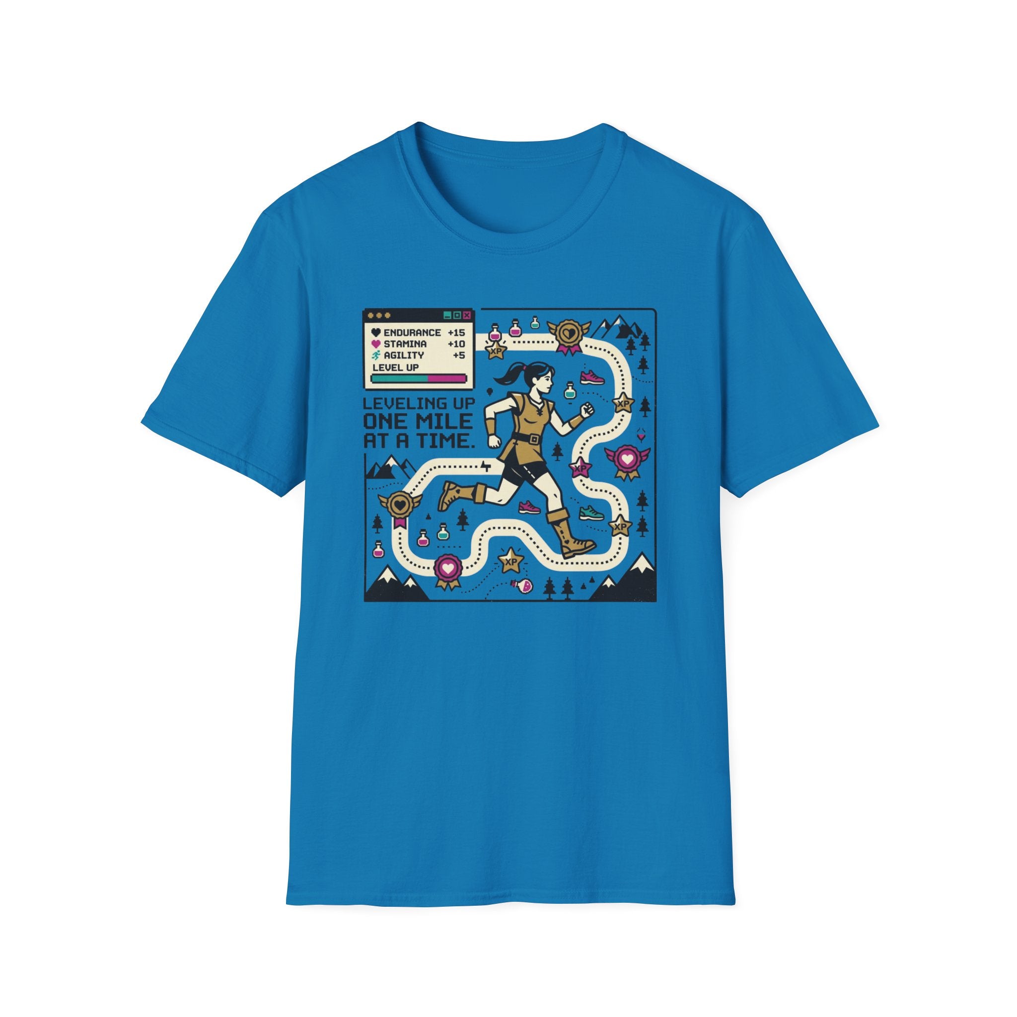 Leveling Up One Mile T-Shirt
