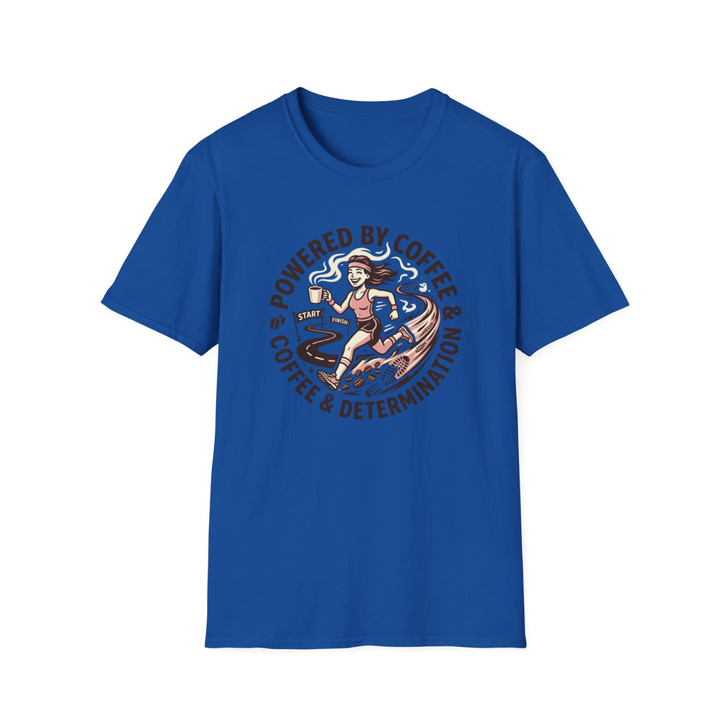 Powered By Coffee Woman Runner T-Shirt