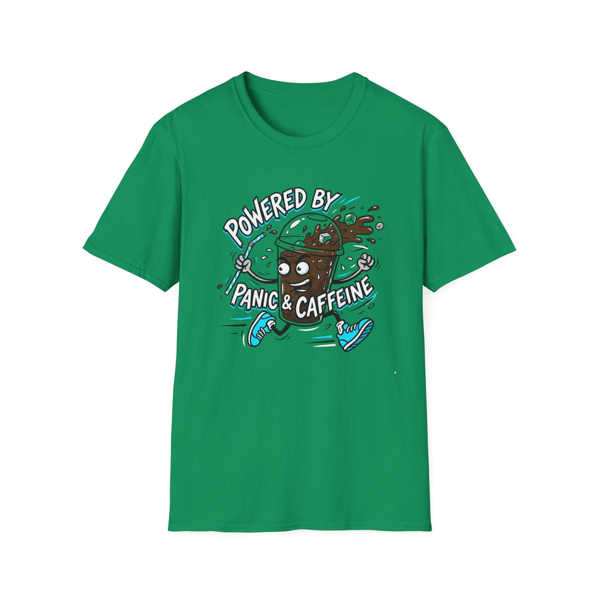 Powered By Panic & Caffeine T-Shirt