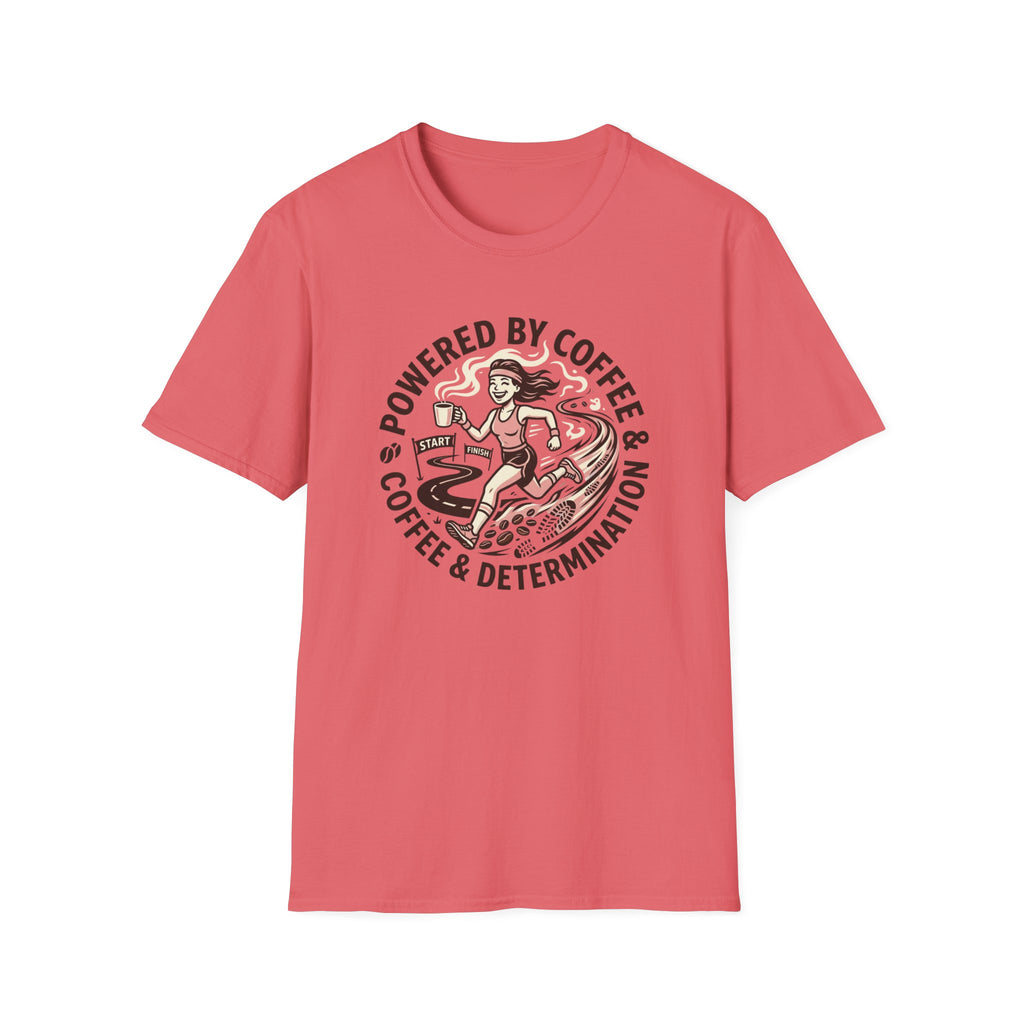 Powered By Coffee Woman Runner T-Shirt