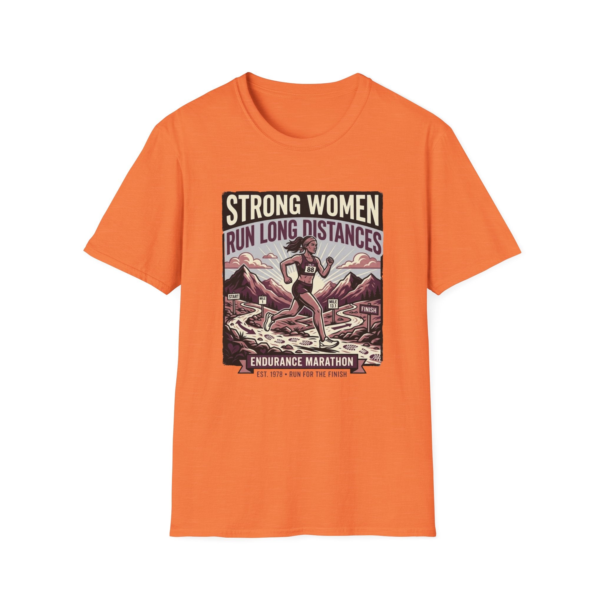 Strong Women Run Long Distances T-Shirt