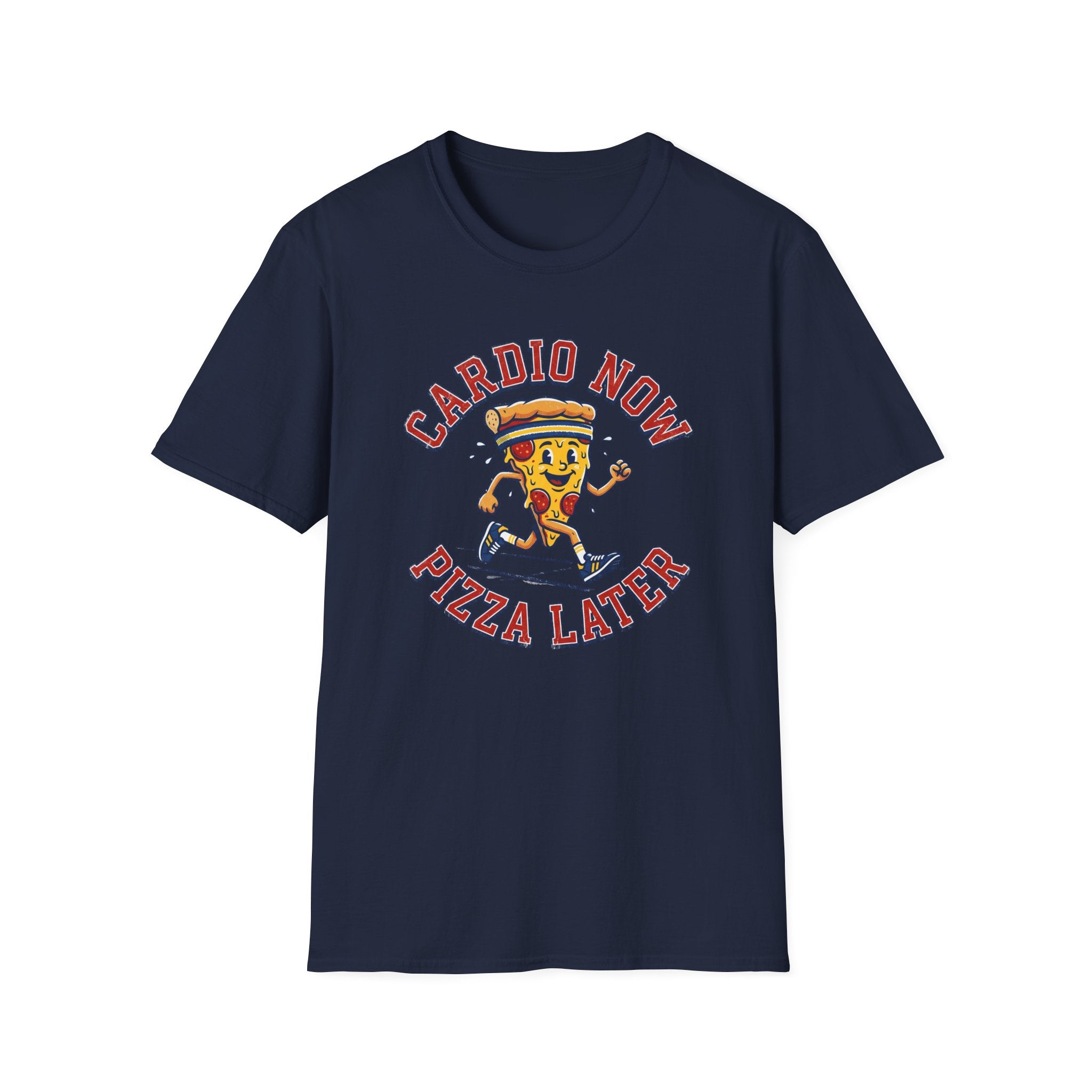 Cardio Now Pizza Later T-Shirt
