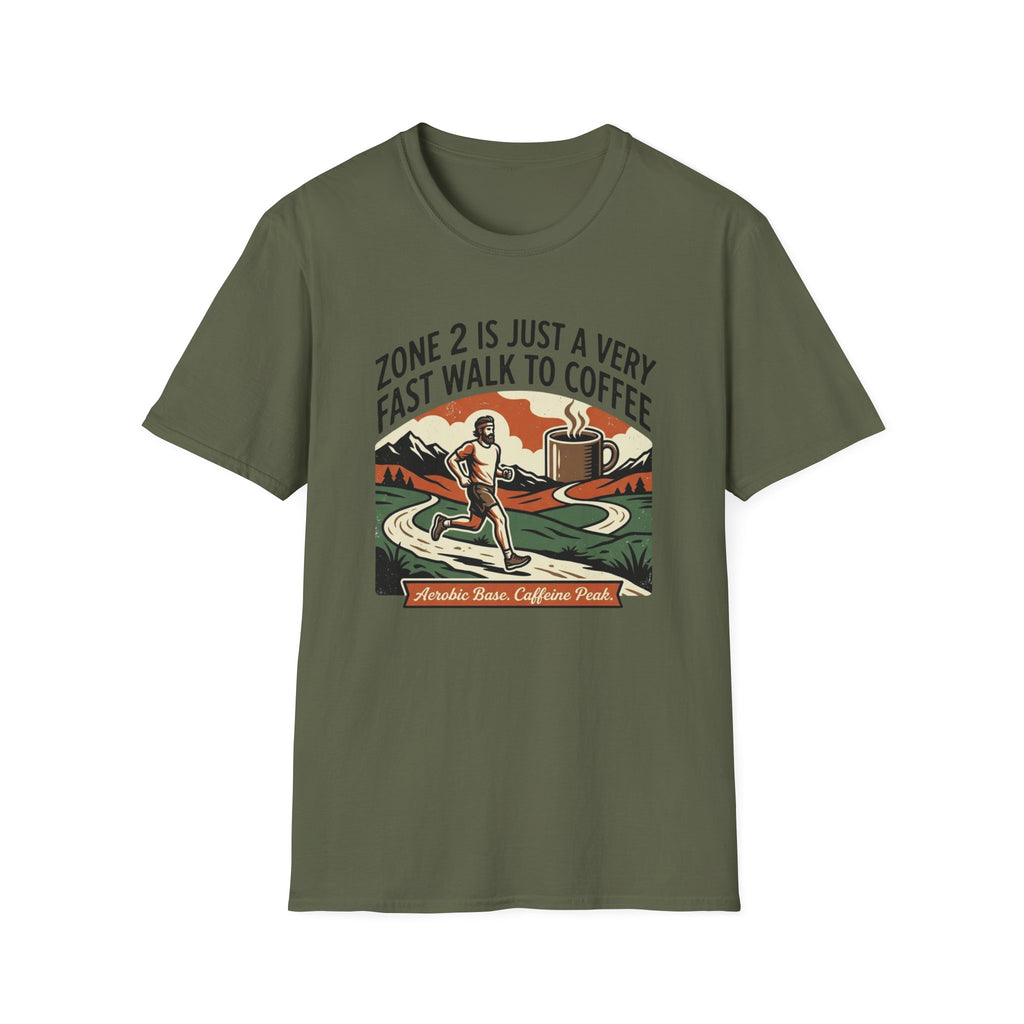 Zone 2 Is Just A Very Fast Walk To Coffee T-Shirt