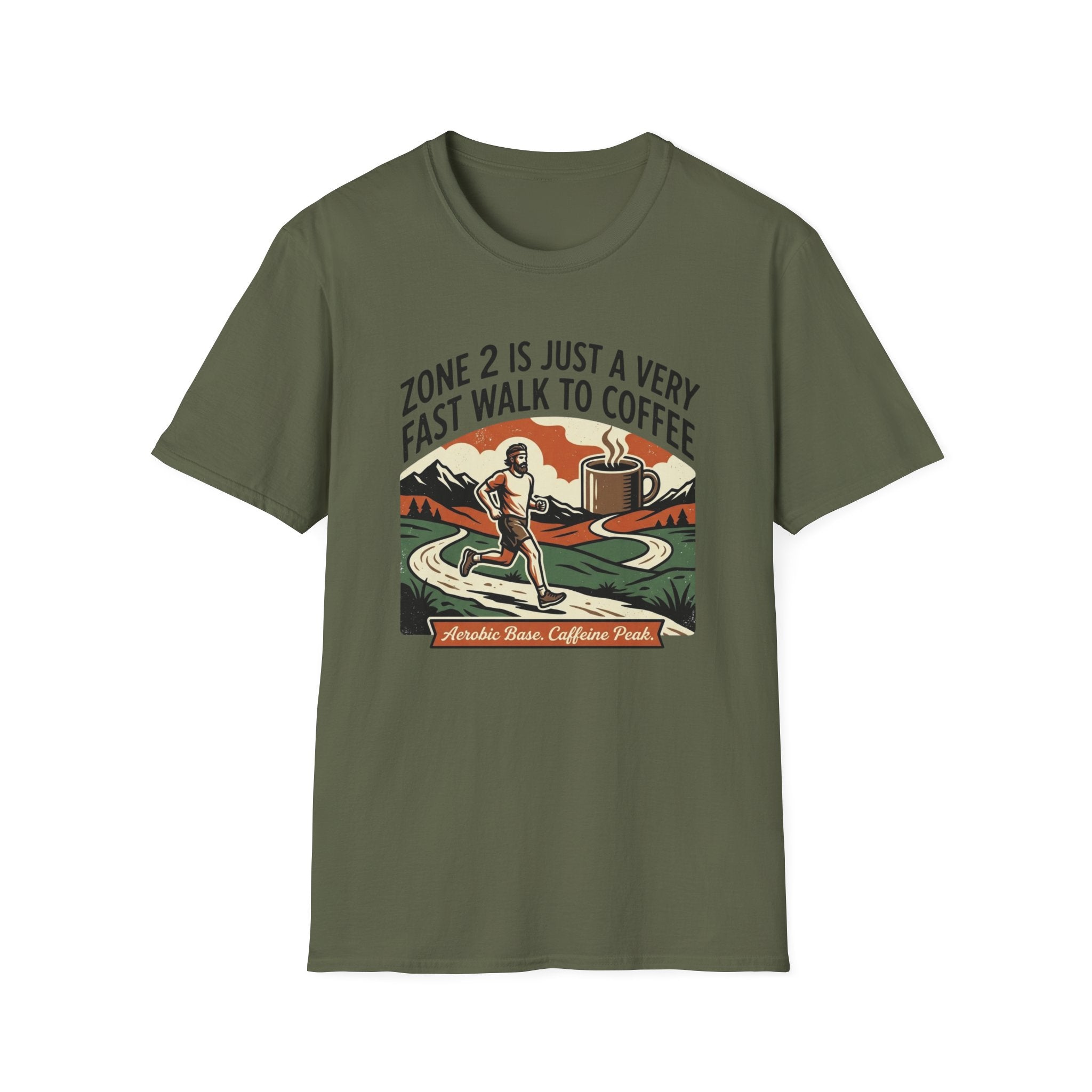 Zone 2 Is Just A Very Fast Walk To Coffee T-Shirt