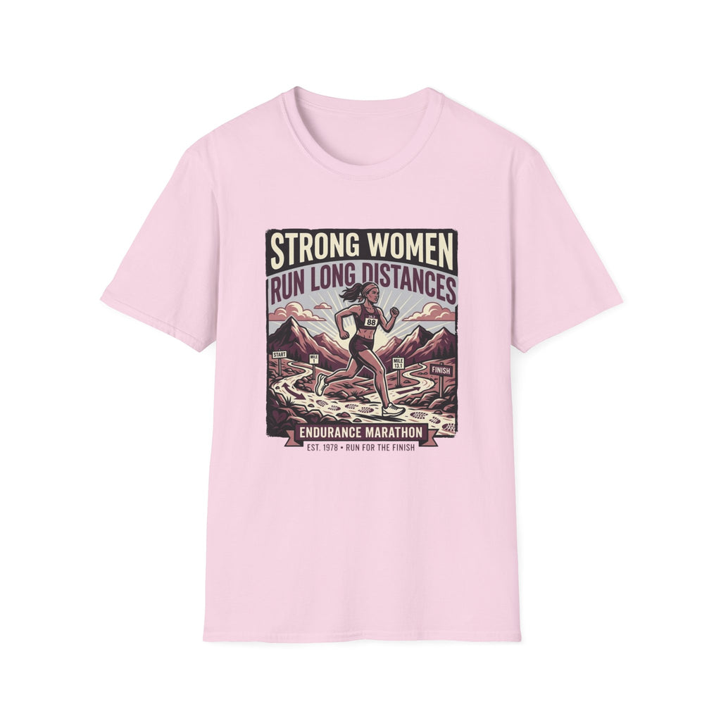 Strong Women Run Long Distances T-Shirt