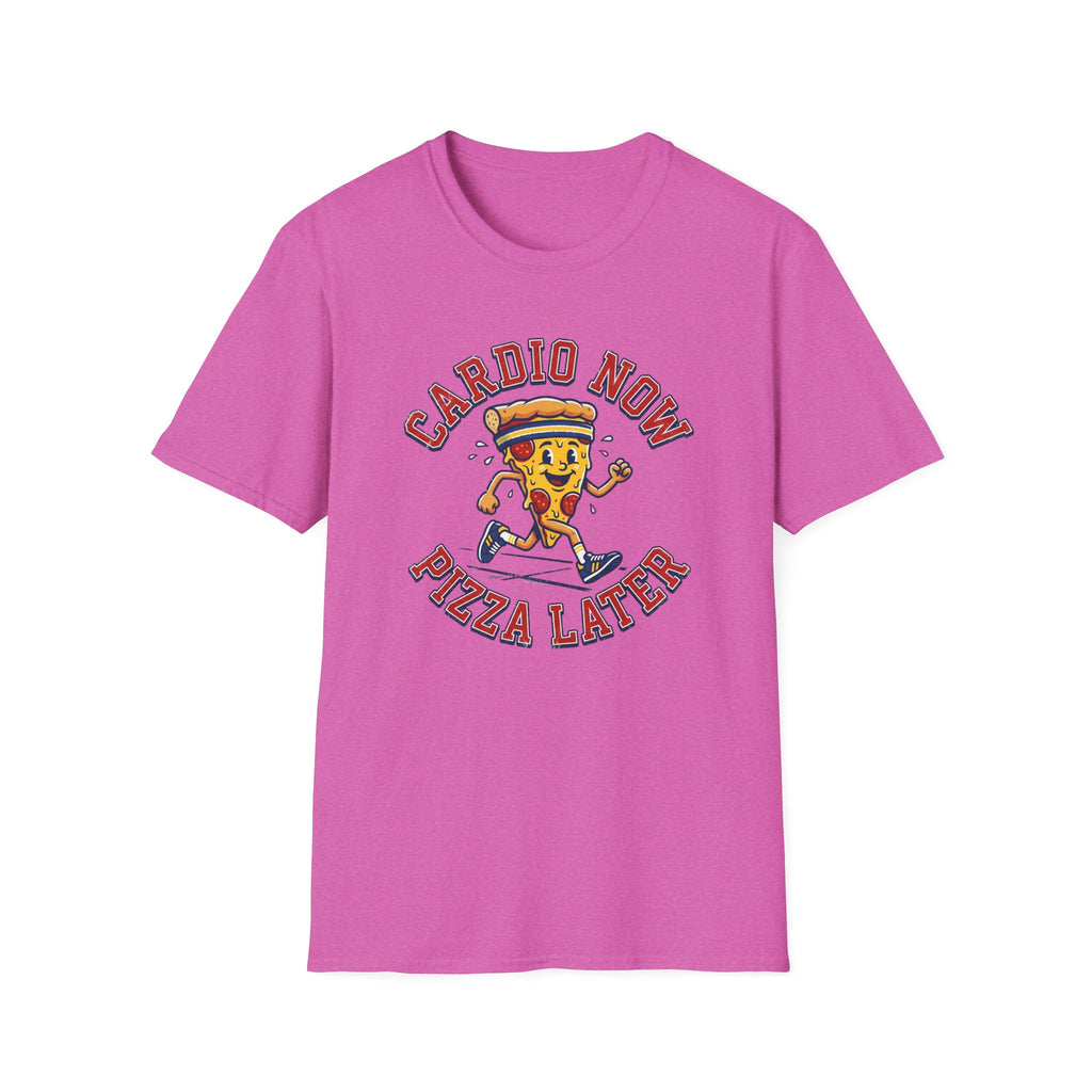 Cardio Now Pizza Later T-Shirt