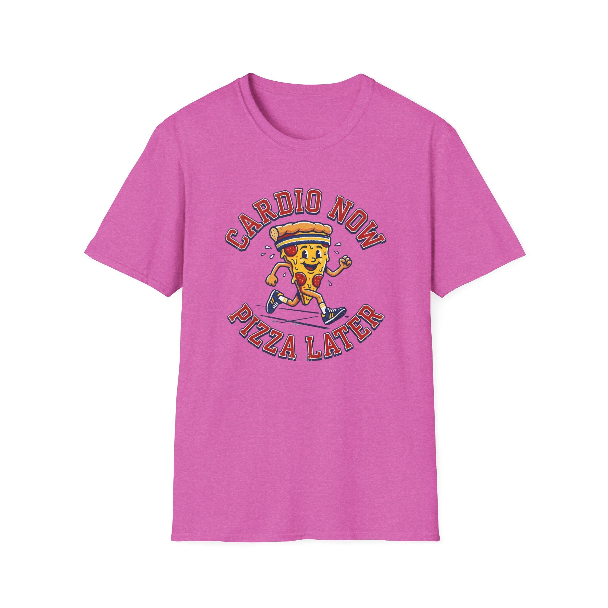 Cardio Now Pizza Later T-Shirt