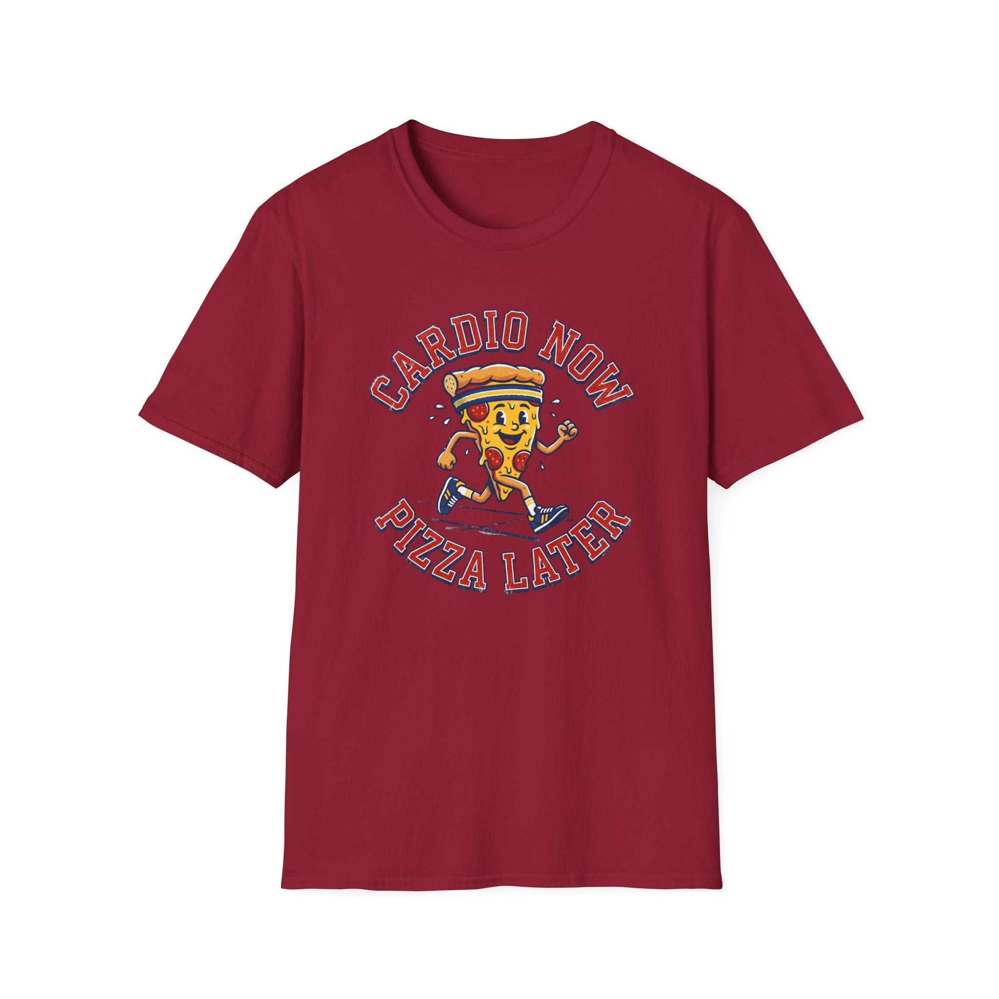 Cardio Now Pizza Later T-Shirt