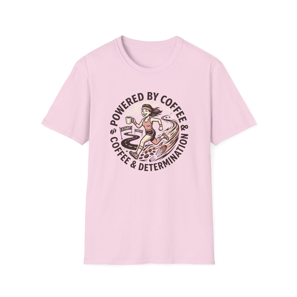 Powered By Coffee Woman Runner T-Shirt
