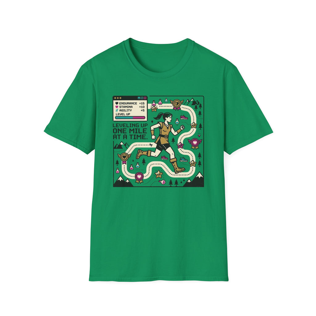 Leveling Up One Mile T-Shirt