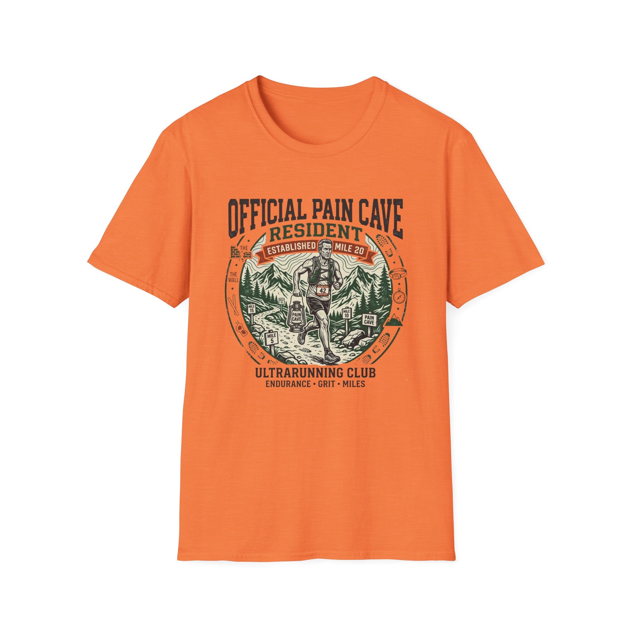 Official Pain Cave Resident Ultra Running Club T-Shirt