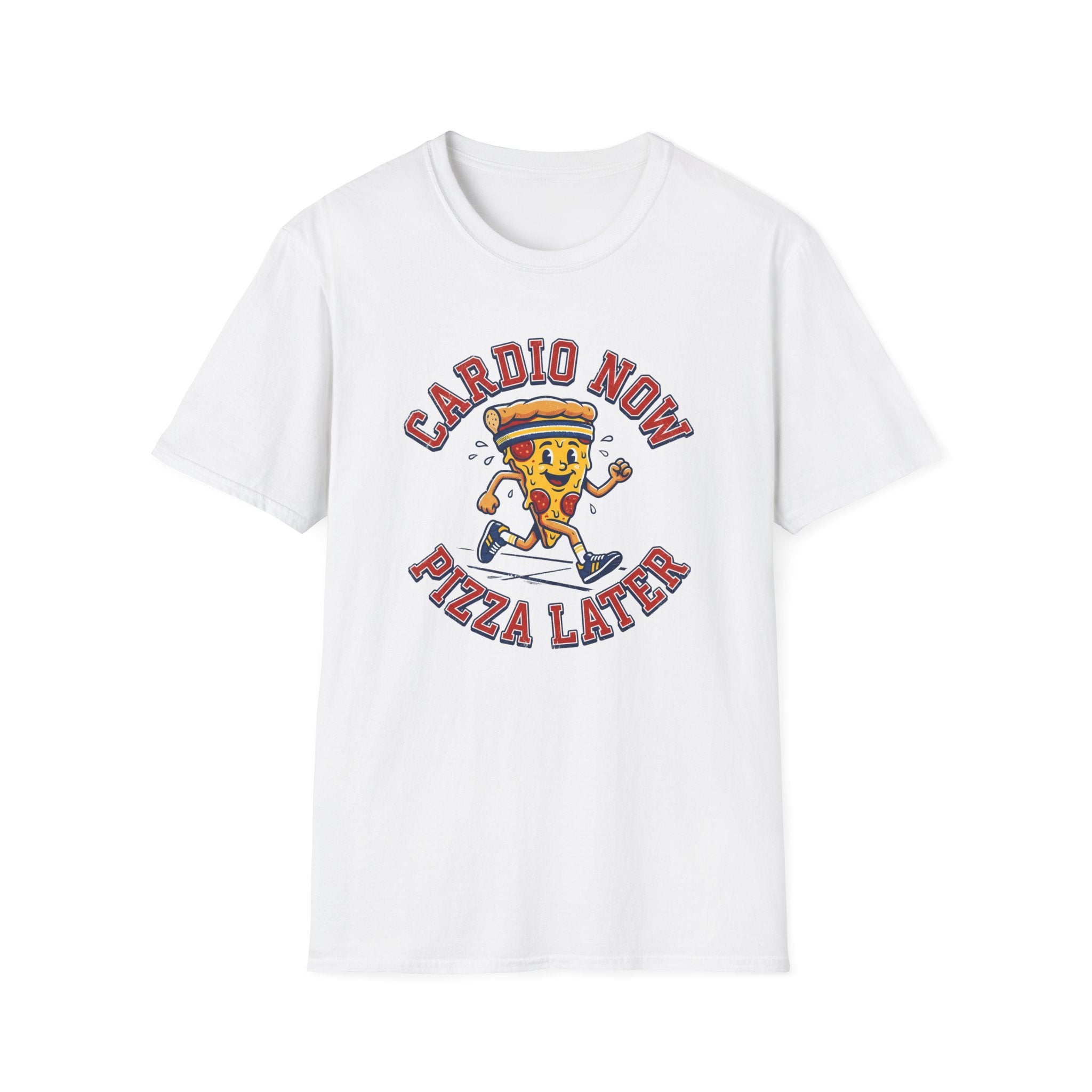 Cardio Now Pizza Later T-Shirt