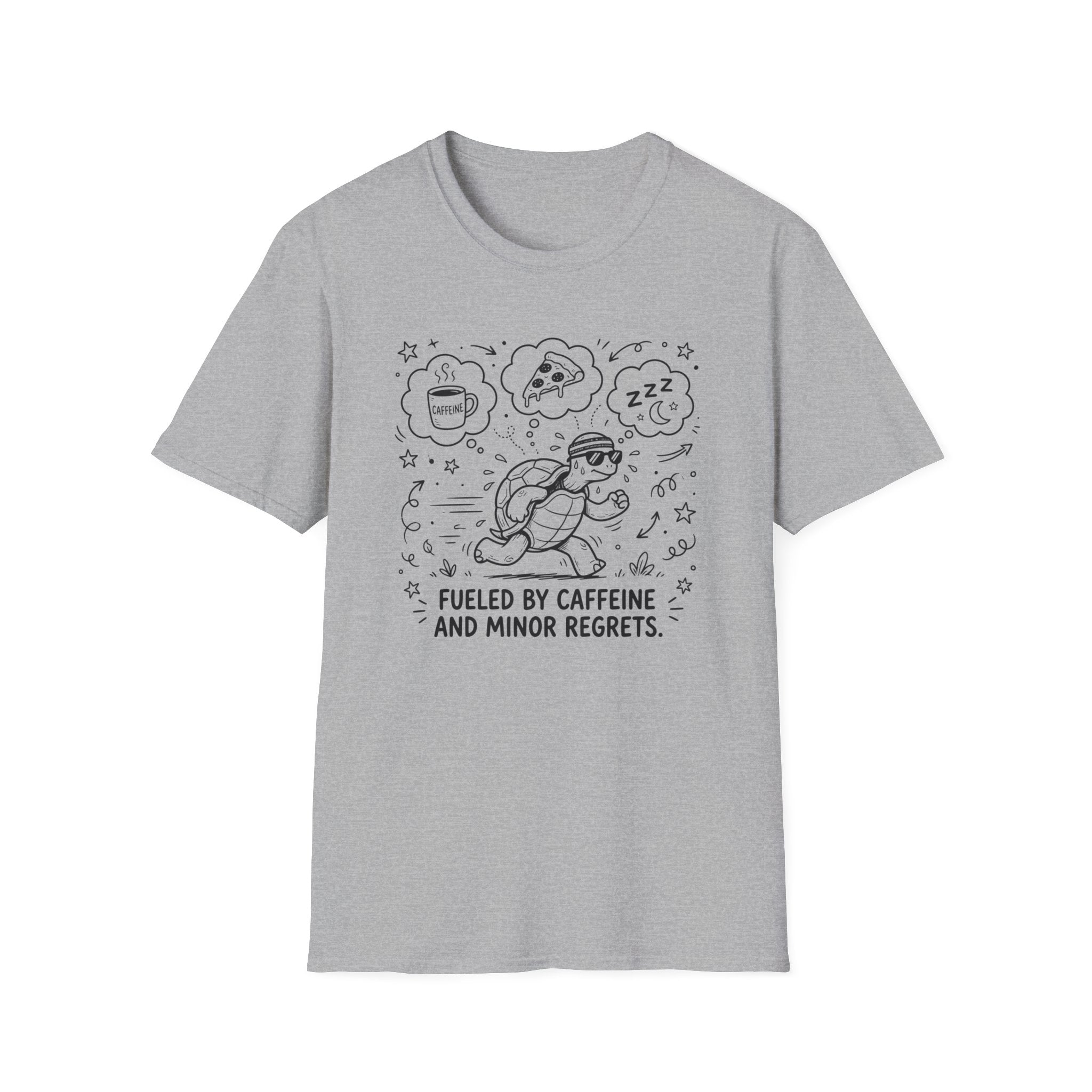 Fueled By Caffeine And Minor Regrets T-Shirt