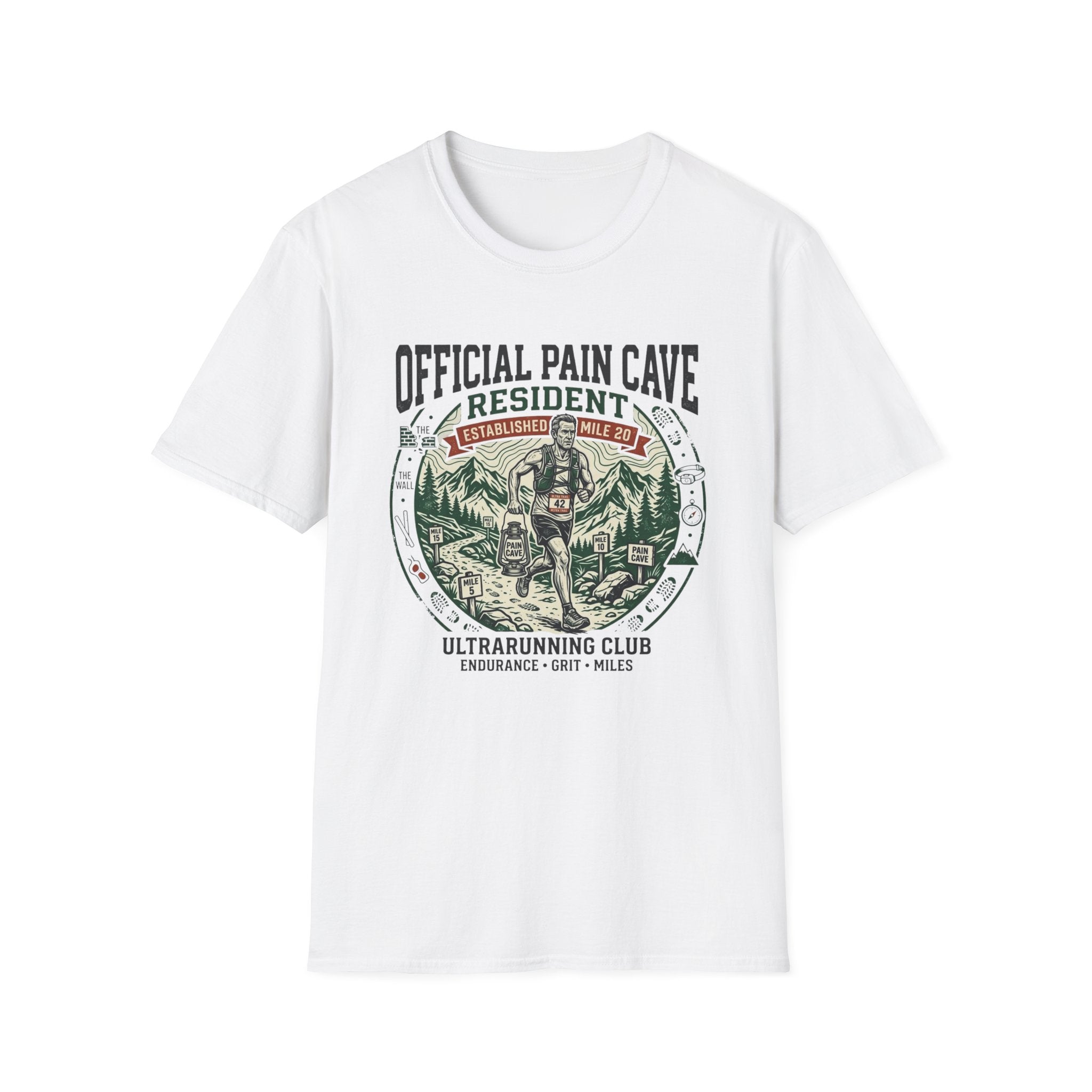 Official Pain Cave Resident Ultra Running Club T-Shirt